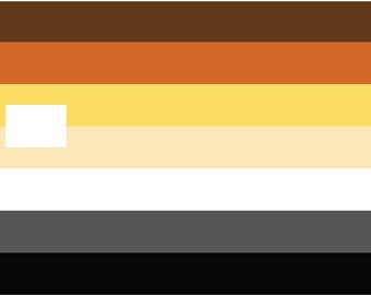 Naklejka/skórka z flagą „Bear Pride” LGBTQ