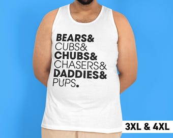 Gay Bear Community Pride Tank Top: LGBTQIA Kleidung (XXXL & XXXXL)