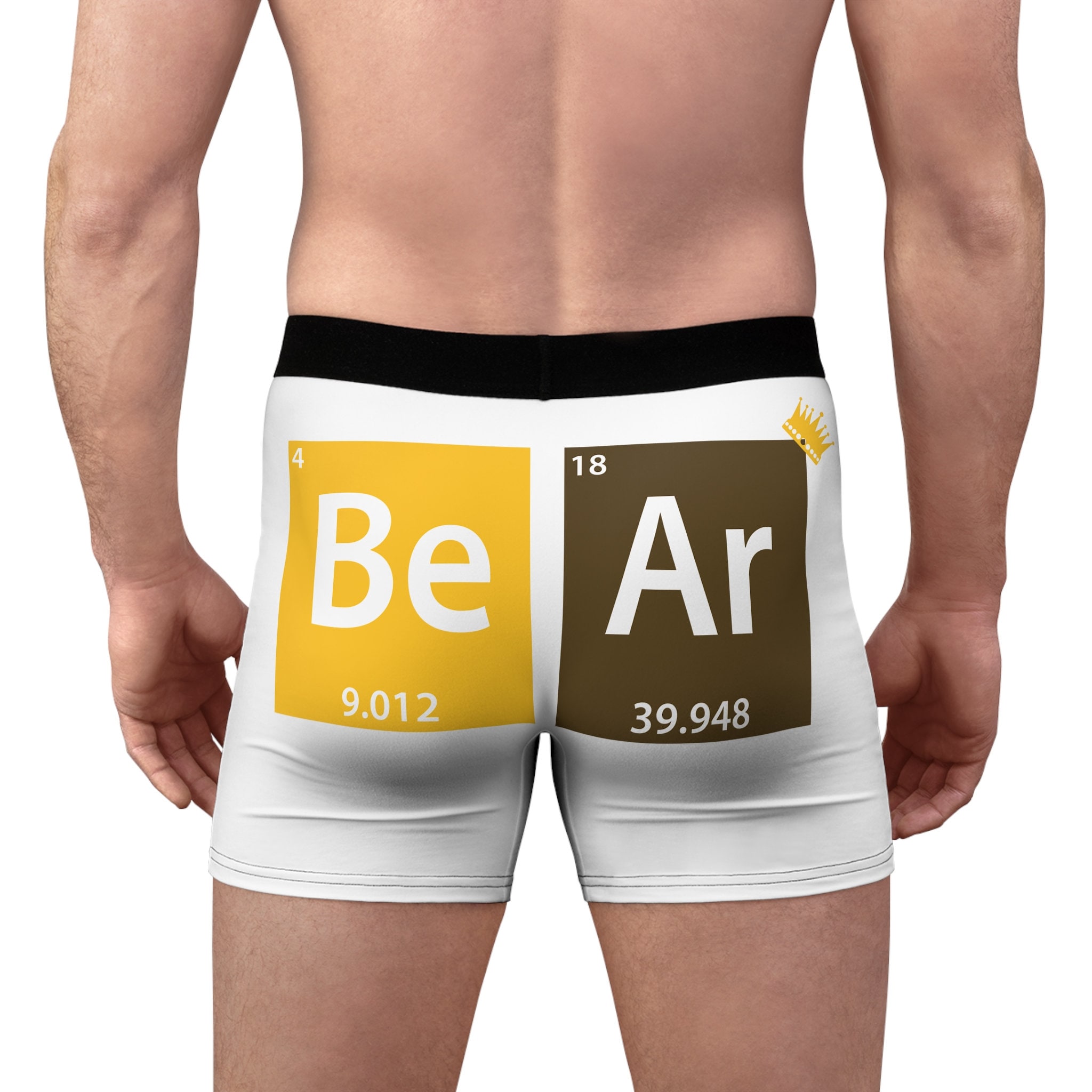 Gay Bear Periodic Table Boxer Briefs LGBTQIA, LGBTQ Underwear, Queer