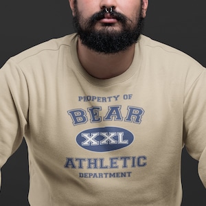 Athletic gay bear pride sweatshirt! LGBTQIA, LGBTQ sweatshirt, Queer sweatshirt, gay pride sweatshirt, gay bear pride, say gay