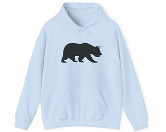 Gay Bear Einhorn Hoodie: LGBTQIA Pride Kleidung