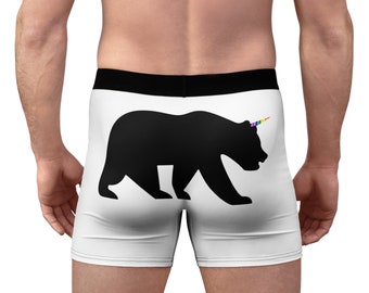 Gay Bear Pride Boxer: LGBTQIA Einhorn Unterwäsche