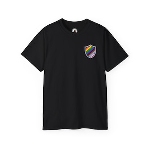 Gay Progressive Pride badge tshirt! LGBTQIA, LGBTQ shirt, Queer shirt, gay bear clothing, gay bear pride, say gay