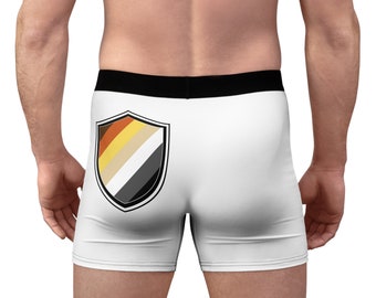 Gay Bear Pride Flagge Boxer Briefs: LGBTQIA + Unterwäsche