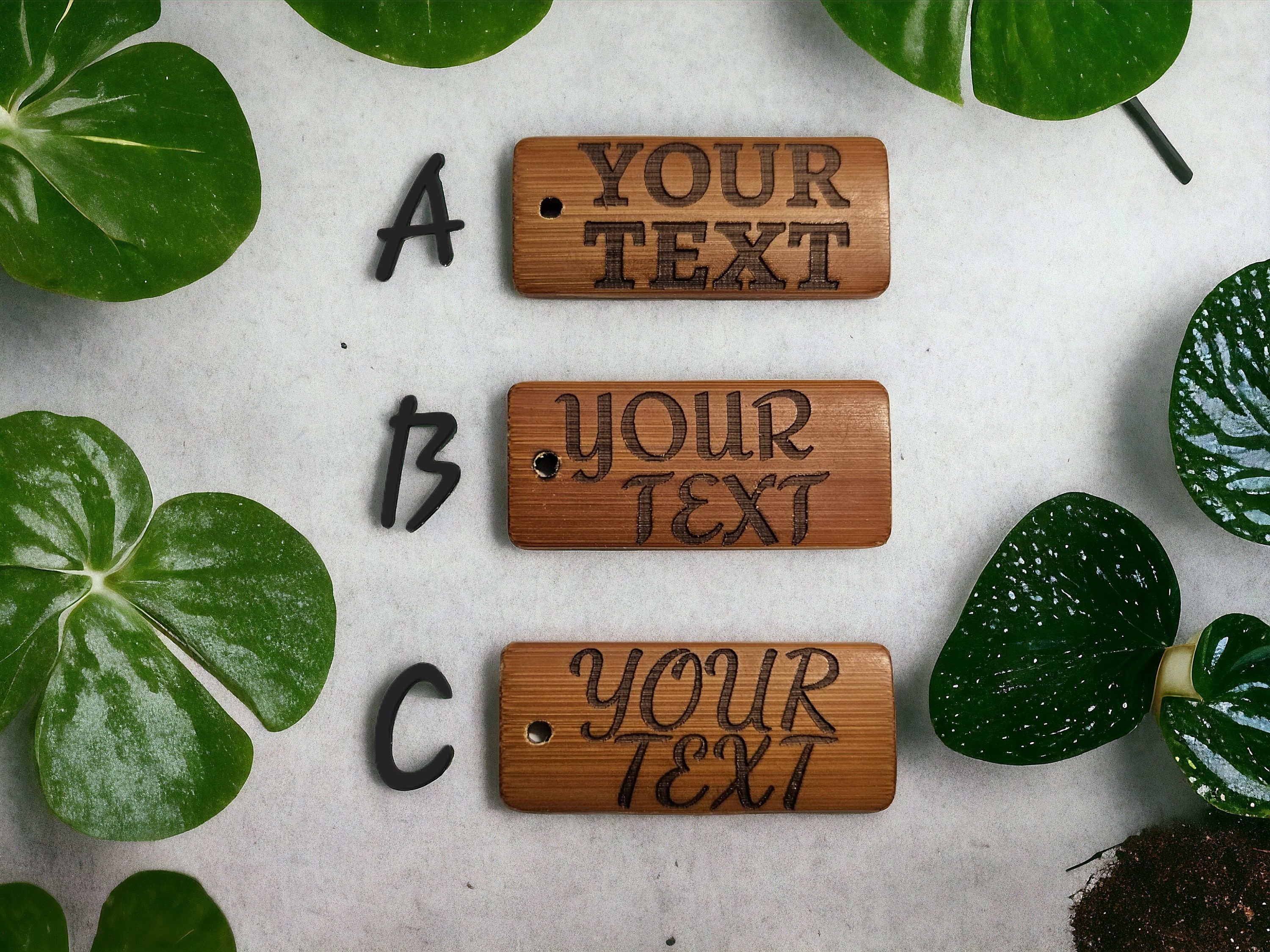 Custom Wooden Key Chain - Etsy