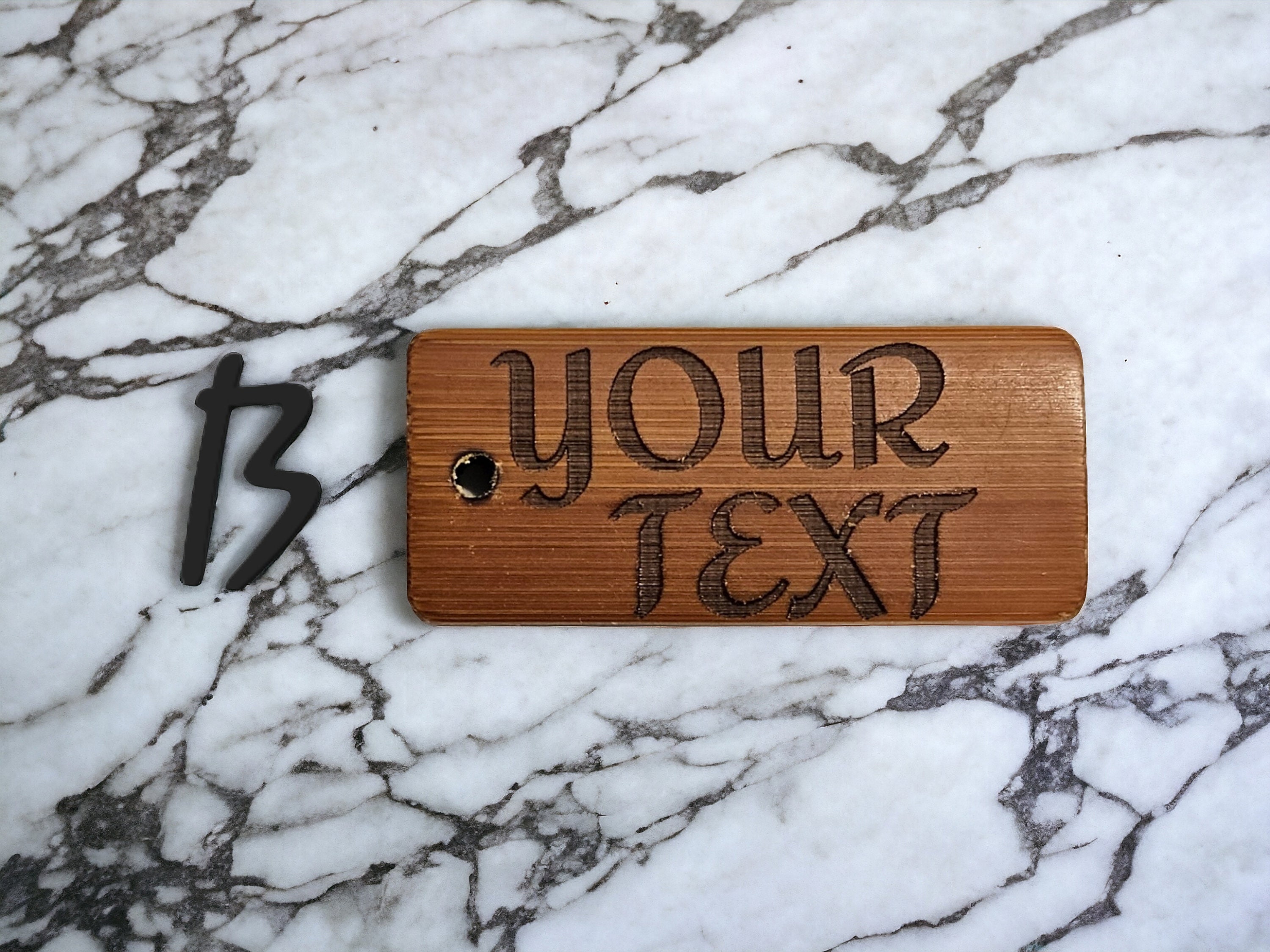 Custom Wooden Key Chain - Etsy