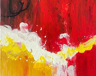 Morning Sun 12"x12" - Original Abstract Art