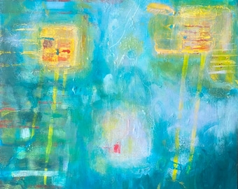 Outliers 12"x12" - Original Abstract Art