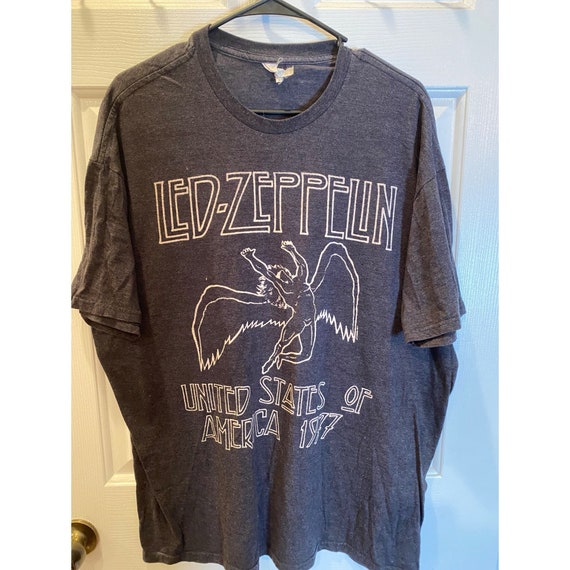 1977 Led Zeppelin vintage concert tshirt 2XL Unite