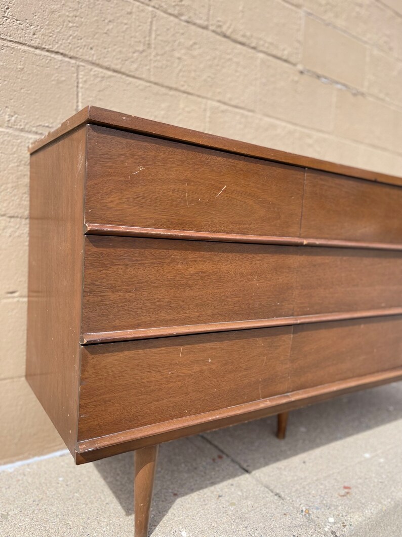 Mid Century Lowboy Dresser Etsy