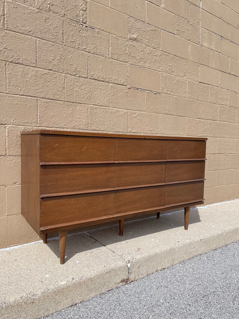 Mid Century Lowboy Dresser Etsy