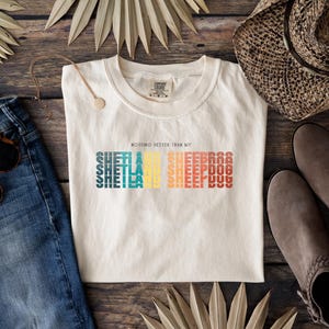 Nichts besser als mein SHETLAND SCHÄFERHUND, lustiges T-Shirt, Grafik-Shirt, Unisex T-Shirt, Unisex Kurzarm Jersey T-Shirt