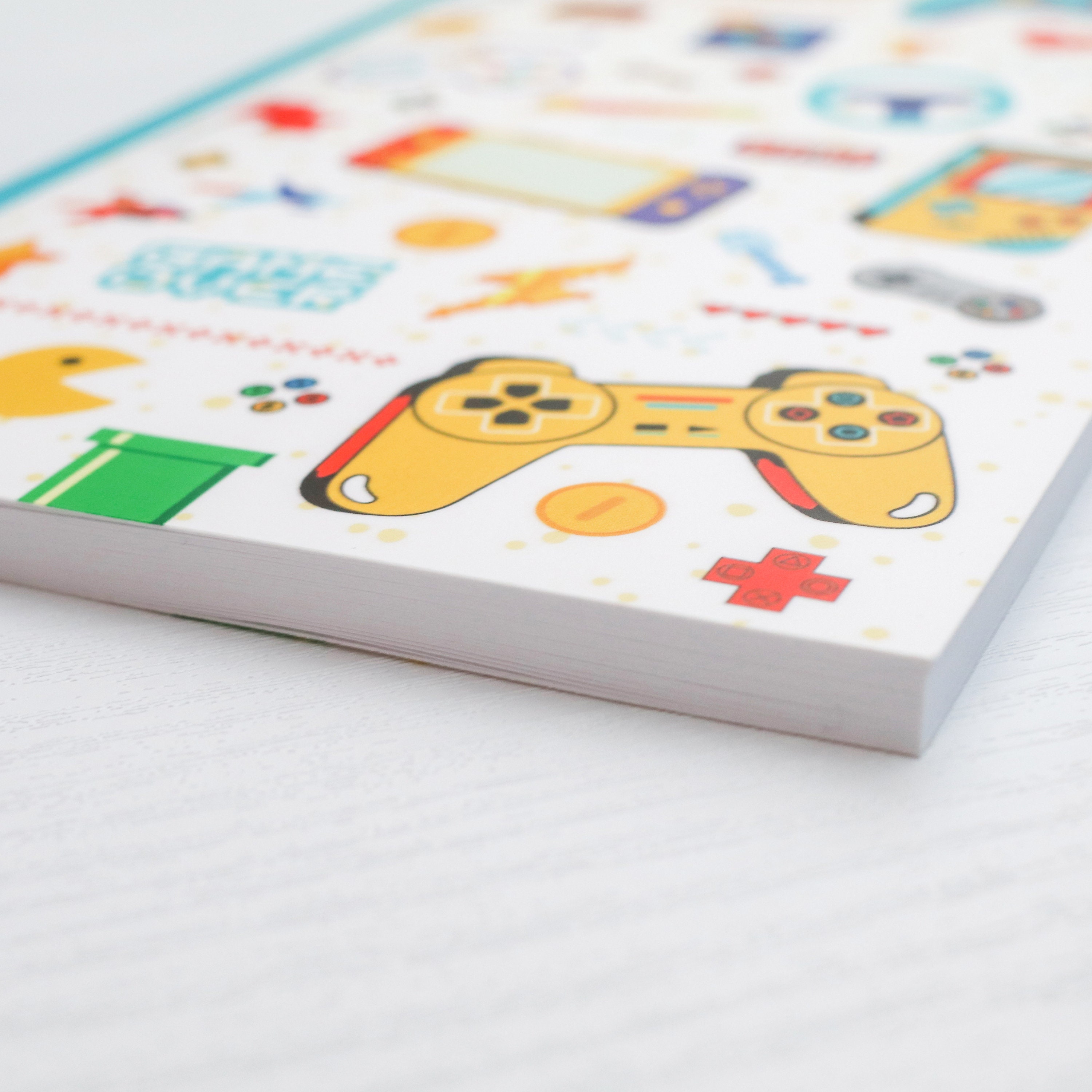 Video Game Notebook, Cute Sketchbook, Video Game Journal, Retro Video ...