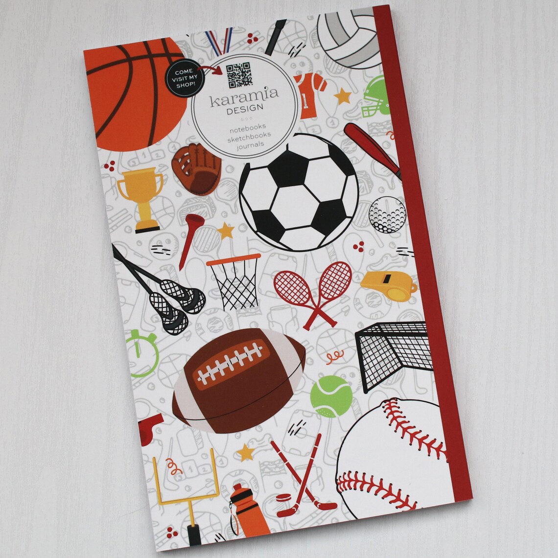 Ball Sports Notebook, Sports Journal, Cute Sketchbook, Basketball ...