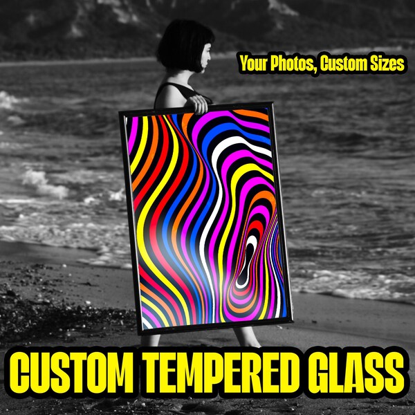 Custom Tempered Glass Wall Art Etsy