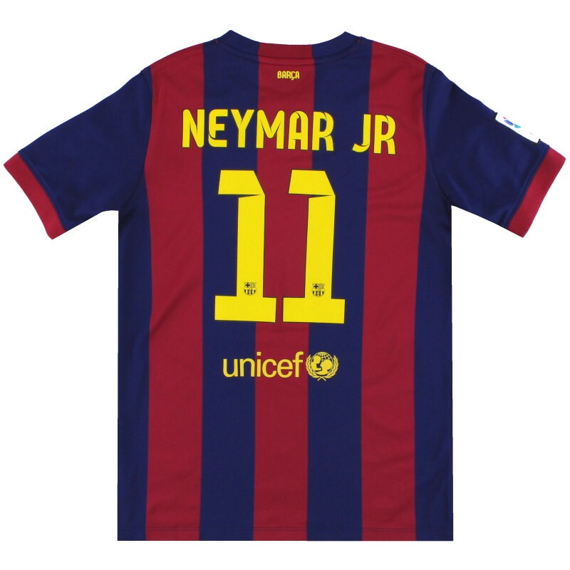 Barcelona Neymar Jr 2014 15 Home Classic Shirt Etsy