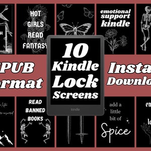 Kindle Lock Screen EPUB | Kindle Screensaver | Kindle Wallpaper