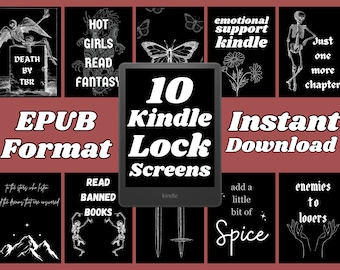Kindle Lock Screen EPUB | Kindle Screensaver | Kindle Wallpaper