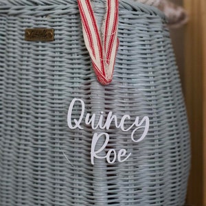 Acrylic Stocking Tag Custom Christmas Ornament | Custom Acrylic Ornaments | Custom Personalized Ornament