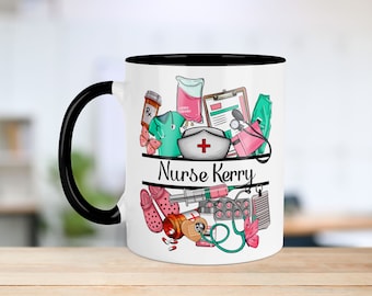 Personalised Nurse Occupation Mug | Birthday | Christmas | Present | Gift | Celebration | Best Nurse