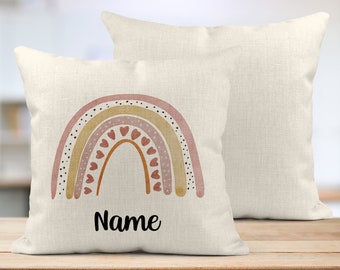 Personalised Rainbow Cushion Cover | Any Name | Other Designs available