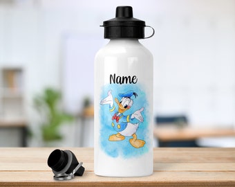 Personalisierte Donald inspirierte Flasche | 600ml | 2 Deckel