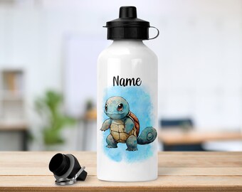 Personalisierte Eichhörnchen-inspirierte Flasche | 600ml | 2 Deckel