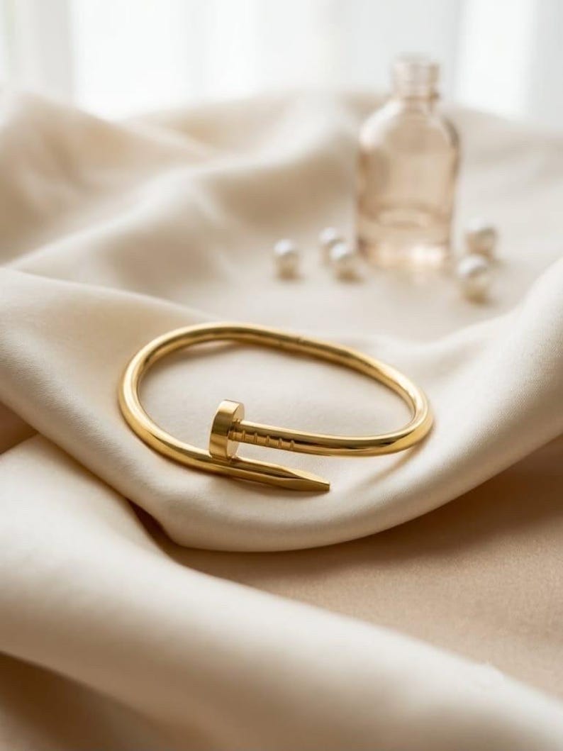18K Gold Plated Nail Cuff