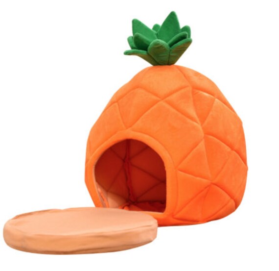 Pet Bed Pineapple Machine Washable Cat Bed Soft & Durable - Etsy Canada