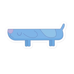 Bluey Long Dog Sticker