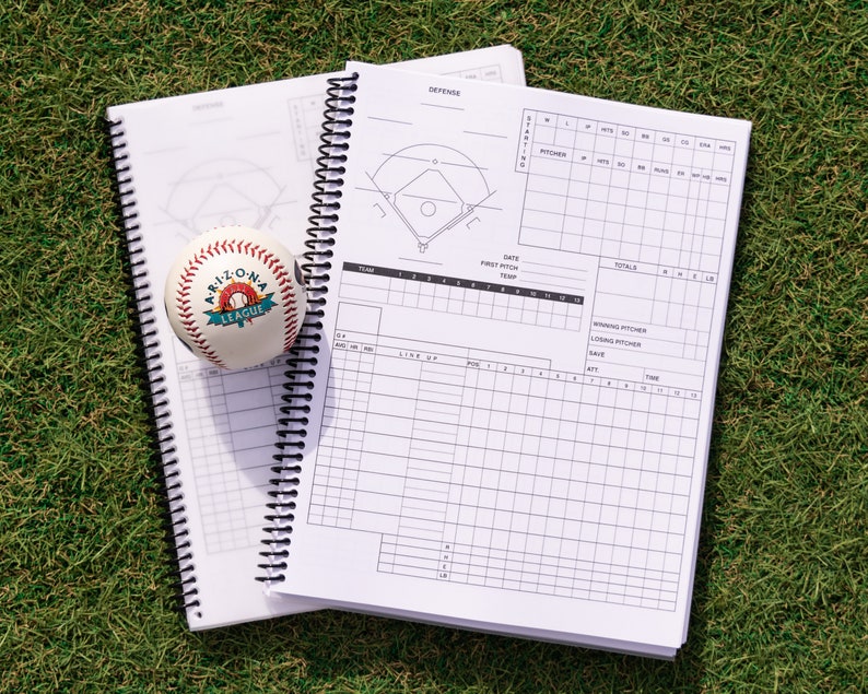 Baseball Scorecard digital Download Etsy