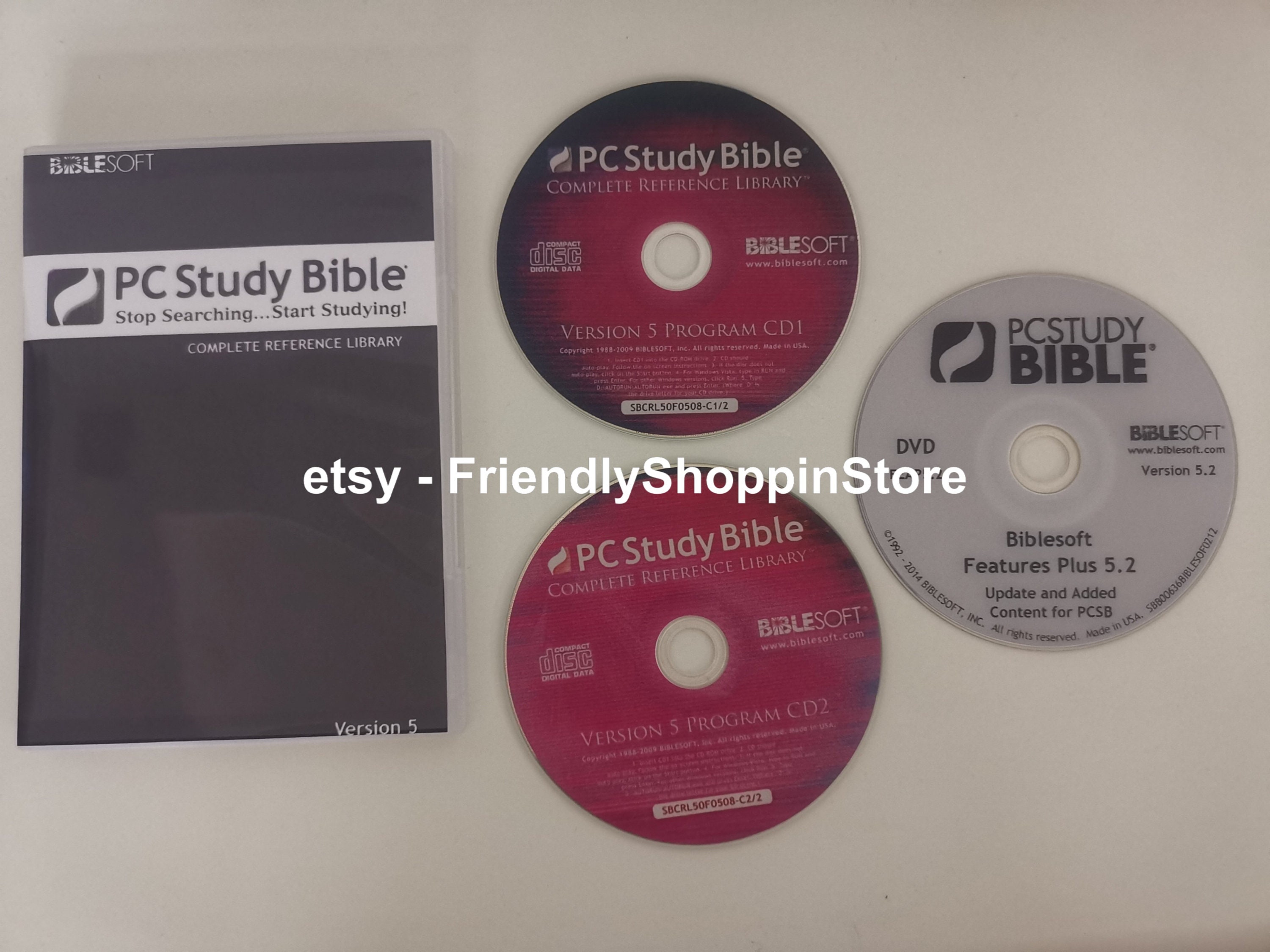 Biblesoft 2014 - PC Study Bible Complete Reference Library DVD ROM Version 5.2