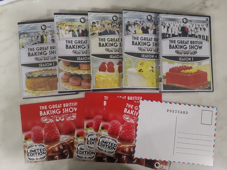 New! The Great British Baking Show Complete Season 1-5 DVD PBS 1 2 3 4 5 Sealed OOP