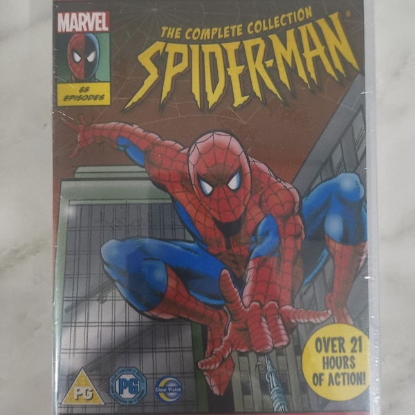 Spider-Man 1994 The Complete DVD Collection Series 1-5 Animated Season 1 2 3 4 5 - 10 DVD Set