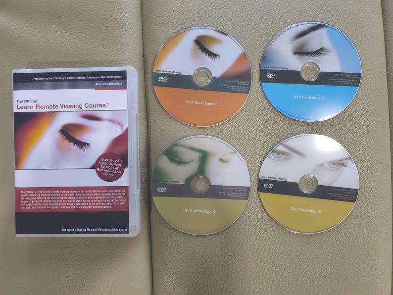 The Official Learn Remote Viewing Course - 4 DVD