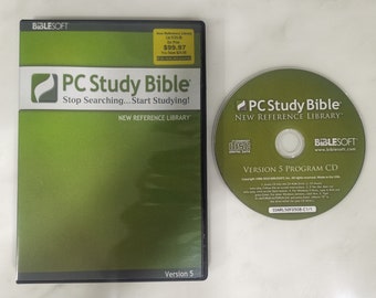 Biblesoft PC Study Bible New Reference Library CD Rom Version 5
