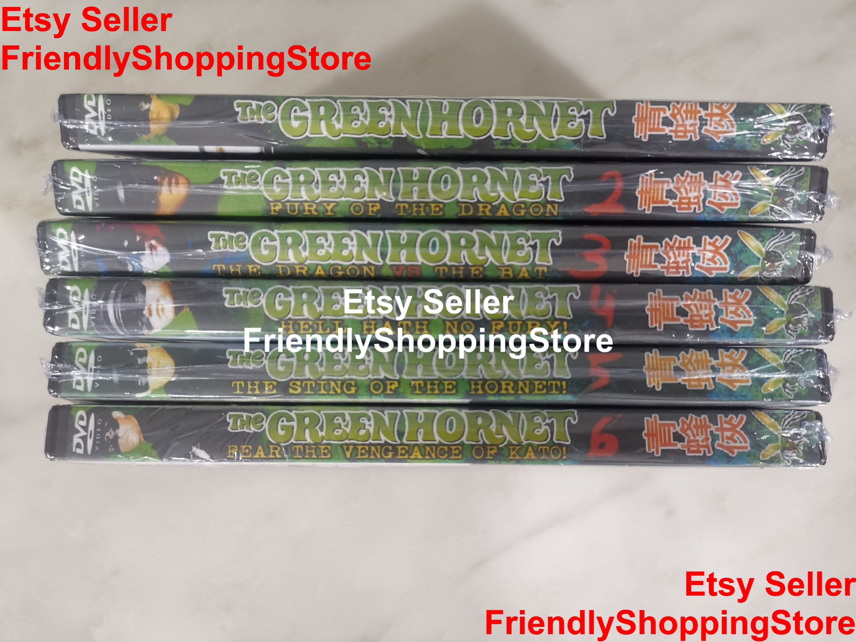 Green Hornet 66-67 TV Series Bruce Lee 26 Episodes-6 DVD Set the