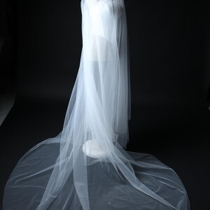 elegant veil studio black background minimal style