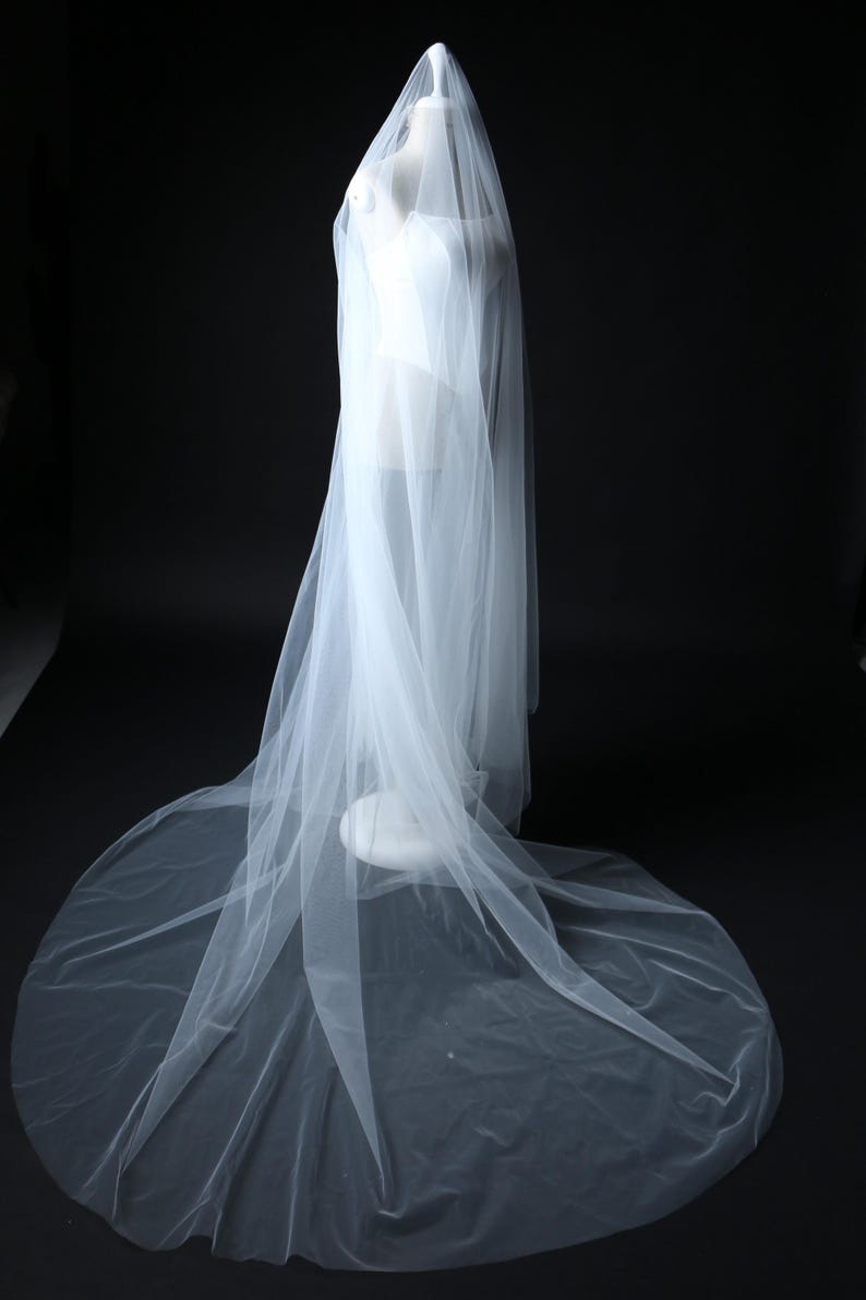 elegant veil studio black background minimal style