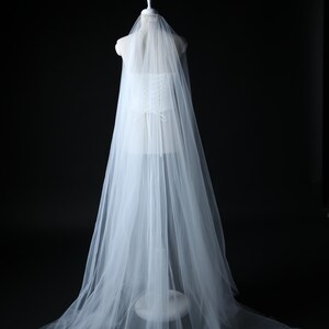 long veil 108 inch dramatic wedding look