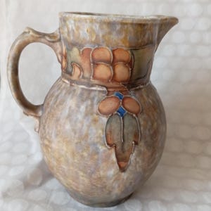 Cranston Pottery Art Nouveau Jug Vase Ornament