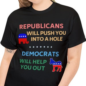 ANTI REPUBLICAN T-SHIRT, Democrat Shirt, Anti-Republican, Liberal Shirt, Anti Republican Tee, Anti Conservative, Democrat Tee