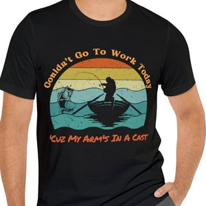 Retro Fishing T-shirt, Fishing T shirt, Funny Fishing Shirt, Fishing Graphic Tee, Fisherman Gifts, Present F