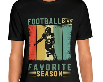Retro Football Season Shirt, Unisex Jersey Tee