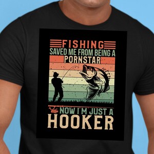 Retro Fishing T-shirt, Fishing T shirt, Funny Fishing Shirt, Fishing Graphic Tee, Fisherman Gifts, P