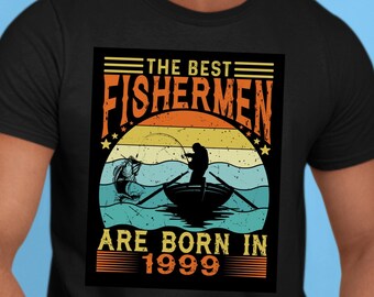Retro Style Fishing T-Shirt, Funny Fisherman Gift