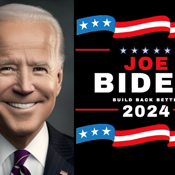 JOE BIDEN 2024 Yard Sign, Joe Biden for President 2024 Yard Sign, President 2024, Democrat President, Joe Biden Yard Sign