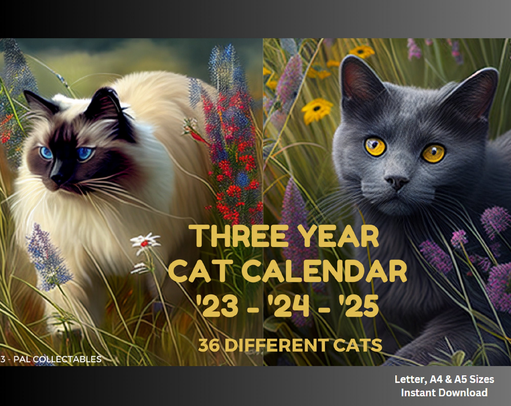 Cat Advent Calendar - Etsy