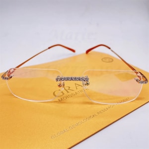 Moissanite glasses