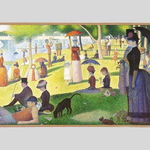 Samsung Frame TV Art, A Sunday on La Grande Jatte by Seurat, Instant Download, TV Frame Art, Georges Seurat, TV Art, Fine Art, Digital Art